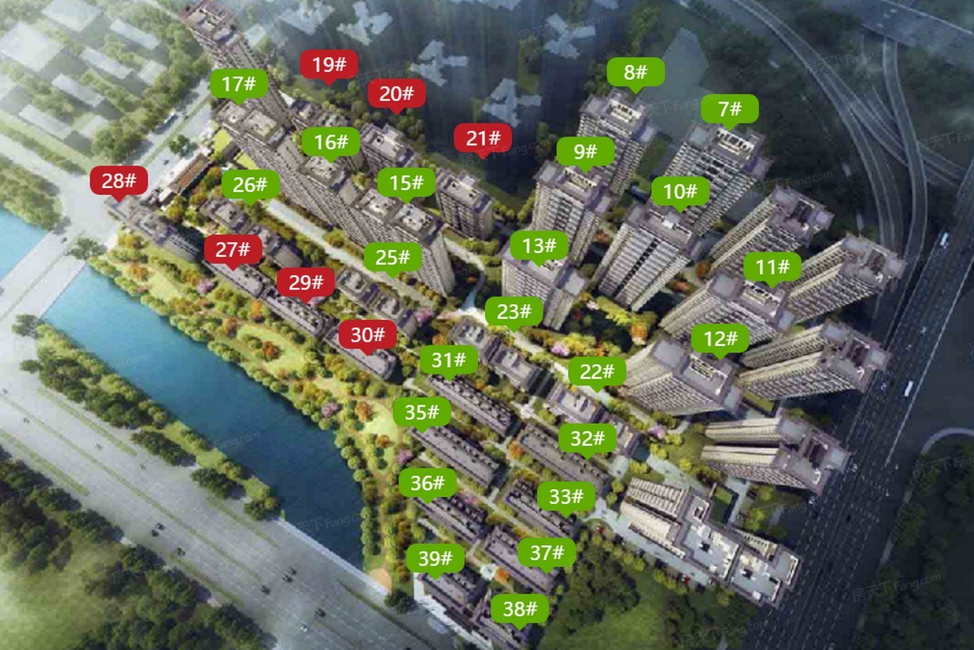建发央玺楼栋信息