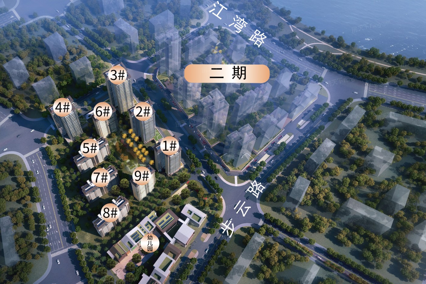 轨道步云江畔楼栋信息