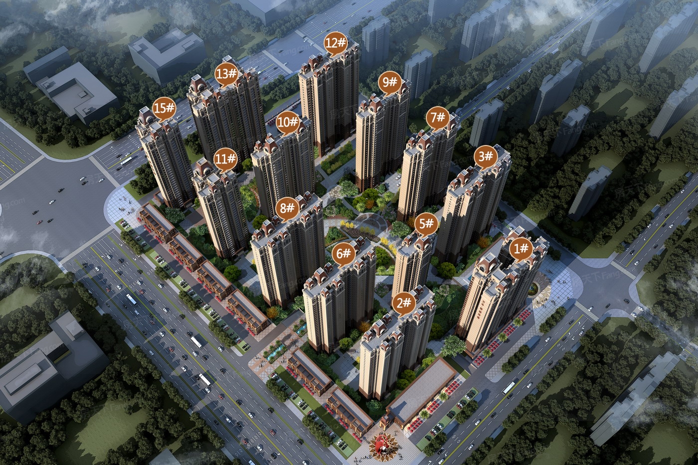 万丰新新传奇楼栋信息