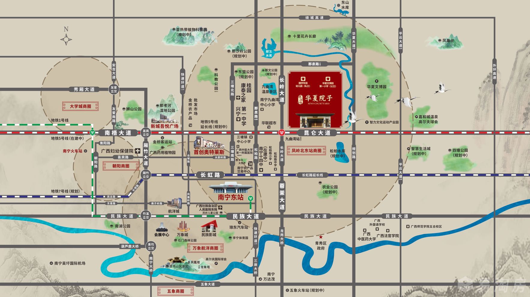 区位图