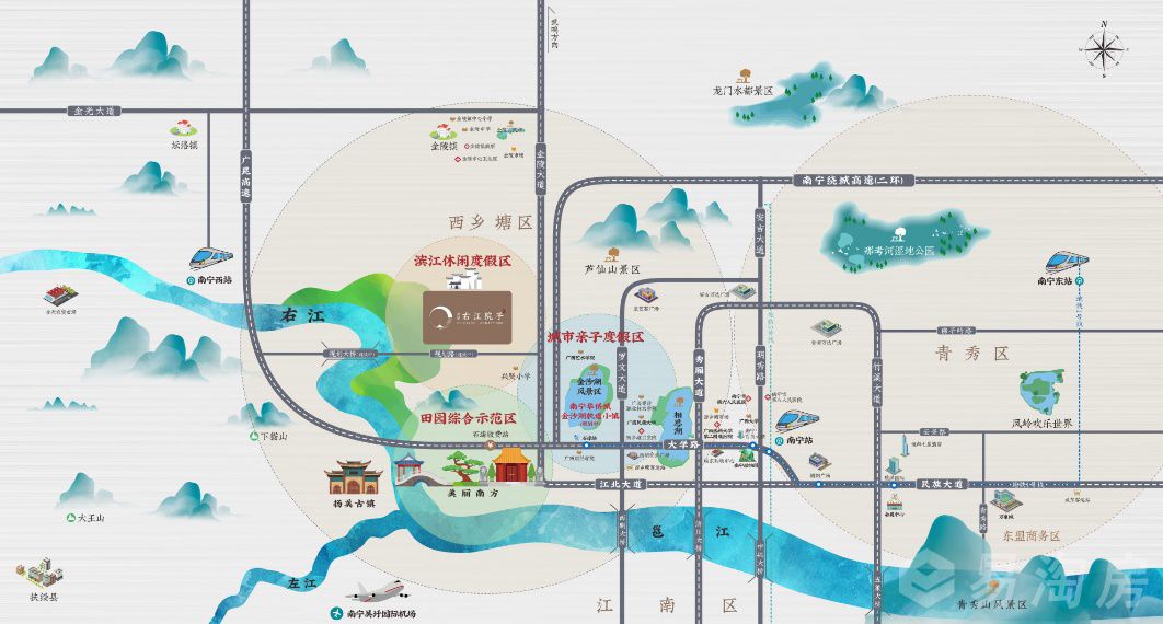 区位图