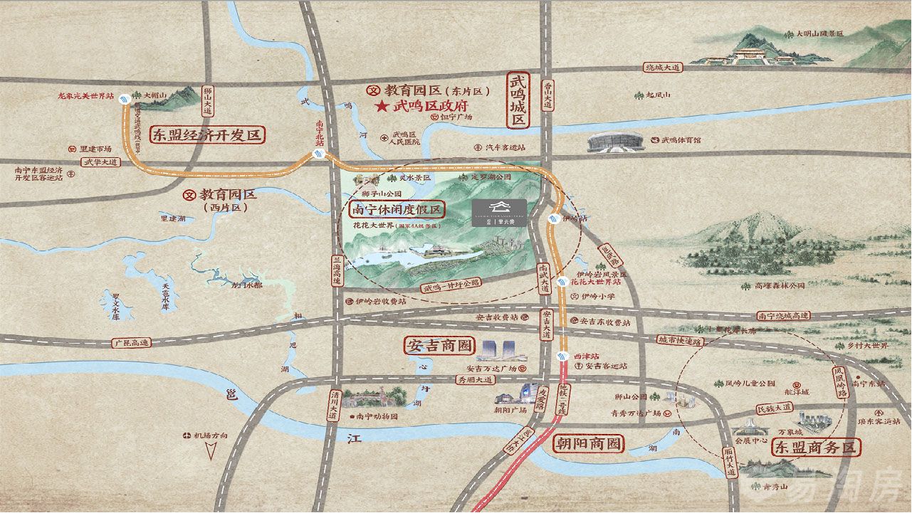 区位图