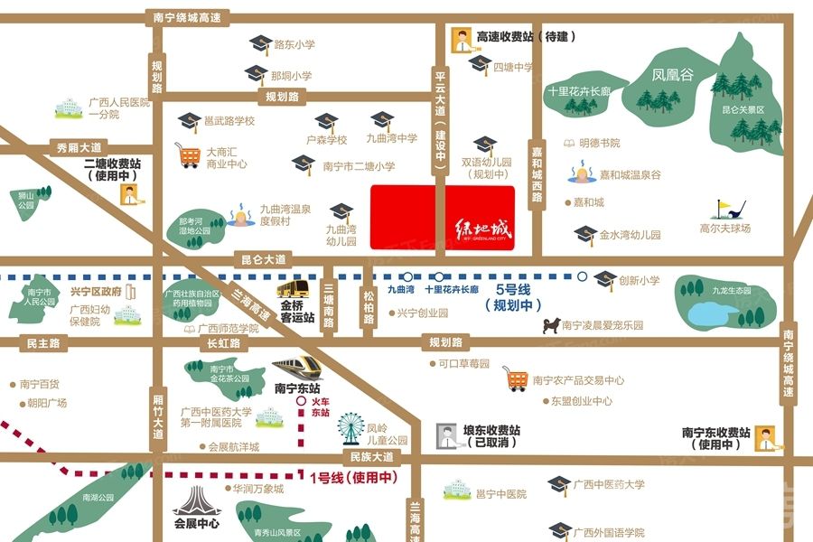区位图