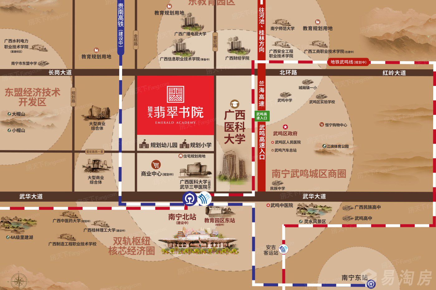 区位图