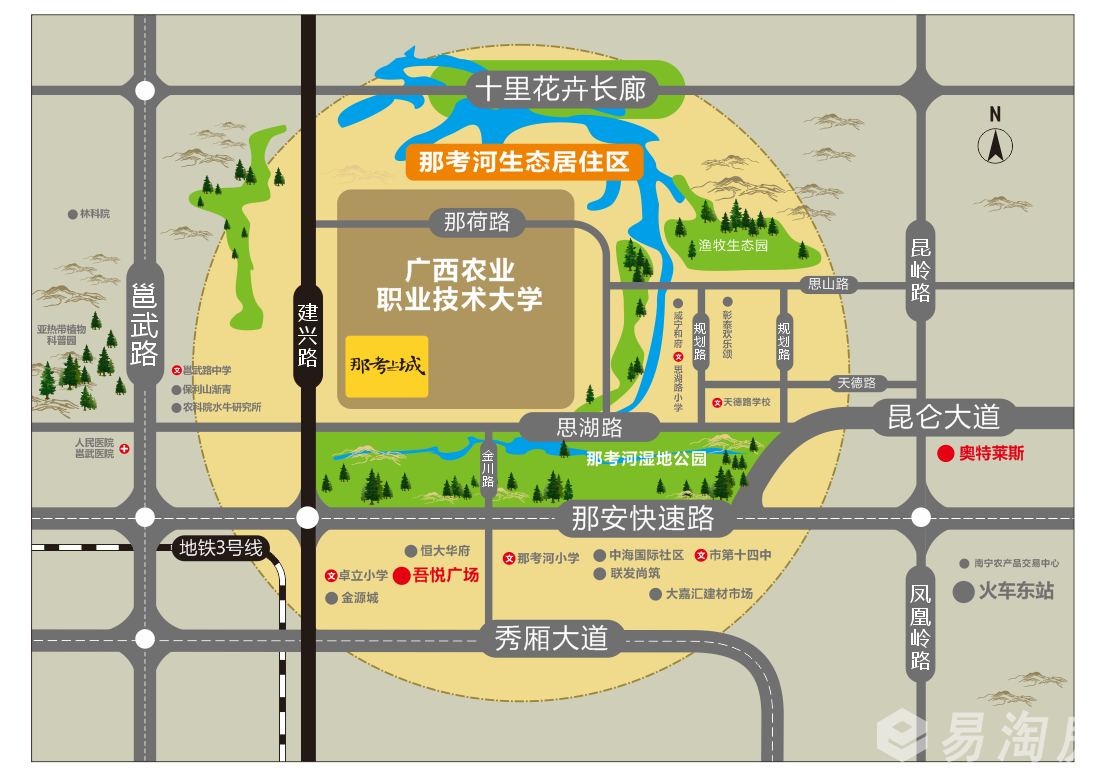 区位图